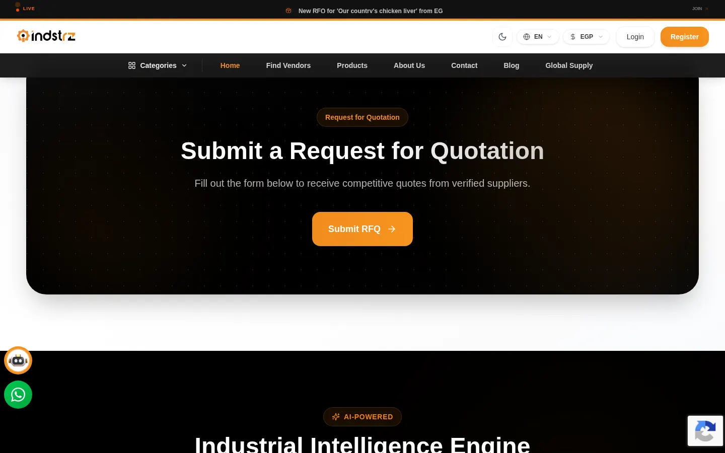Indstrz, screen 3